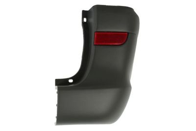 Bumper hoek Achter Rechts (met reflector, lichtgrijs) past: MERCEDES VITO / VIANO W639 10.10-06.14