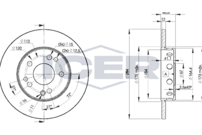 спирачен диск ICER 78BD7210-2