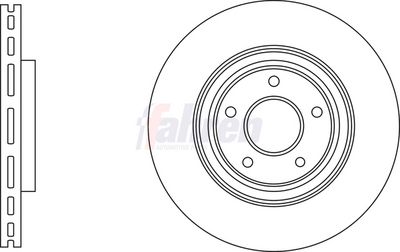 Fahren Brake Disc FBD6849