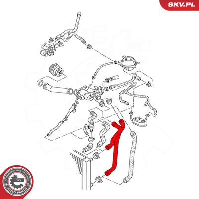 Potrubí chladiva SKV 43SKV609