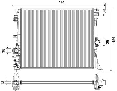 Motorradiator