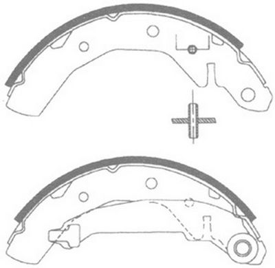 Комплект тормозных колодок FIT FT0133 для UZ-DAEWOO MATIZ