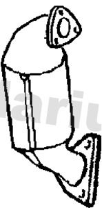 KLARIUS 322471 Катализатор для RENAULT ESPACE IV (JK0/1_) 2.0 Turbo (JK0A, JK0B, JK0N)