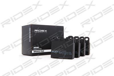 Комплект тормозных колодок, дисковый тормоз RIDEX 402B0082 для MERCEDES-BENZ HECKFLOSSE