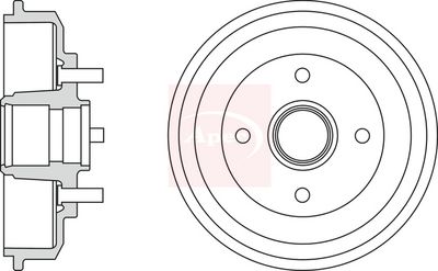 APEC Brake Drum DRM9906