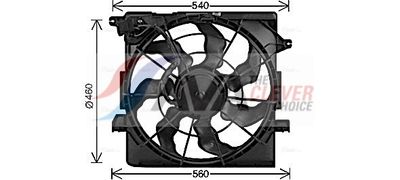 VENTILATOR RADIATOR AVA Clever Choice KA7548 1