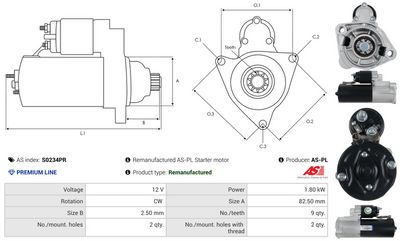 STARTER AS-PL S0234PR 4