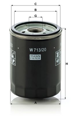 FILTRU ULEI TURBO MANN-FILTER W71320 1