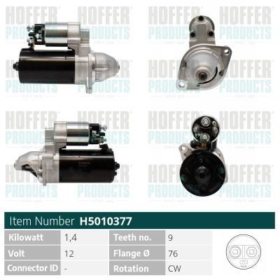 стартер HOFFER H5010377