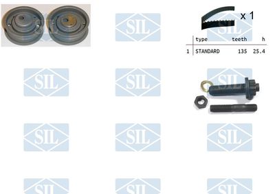 Комплект ремня ГРМ Saleri SIL TK1071 для VW ILTIS