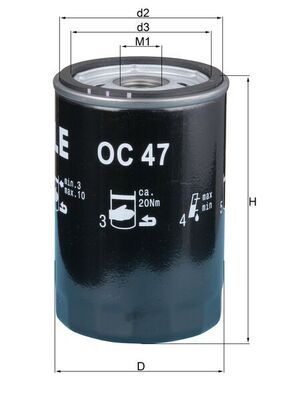 Oil Filter OC 47 OF