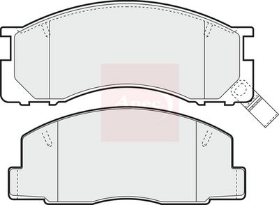APEC Brake Pad Set, disc brake PAD744