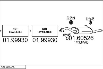 SISTEM DE ESAPAMENT MTS DAIH80847A004408