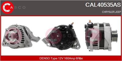 Генератор CASCO CAL40535AS для JEEP GRAND CHEROKEE
