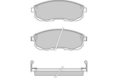 Комплект тормозных колодок, дисковый тормоз E.T.F. 12-0734 для INFINITI I30