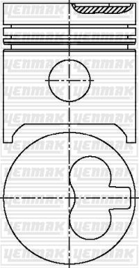 Поршень YENMAK 31-03891-000 для PEUGEOT J7