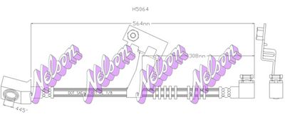 Тормозной шланг KAWE H5064 для PLYMOUTH SUNDANCE