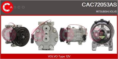 Компрессор, кондиционер CASCO CAC72053AS для MITSUBISHI CARISMA