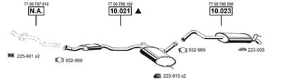 Układ wydechowy ASMET RE104510