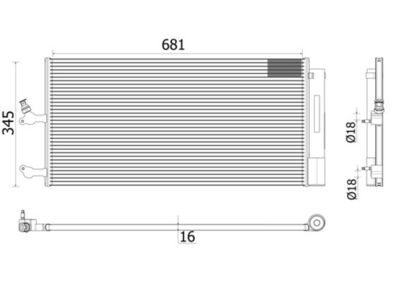 KONDENSATOR KLIMAANLAGE