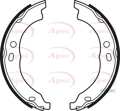 Brake Shoe Set, parking brake APEC SHU721