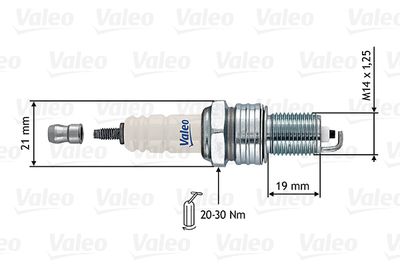 Свеча зажигания VALEO 246891 для BMW Z1