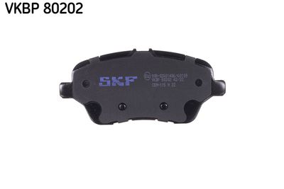 Комплект тормозных колодок, дисковый тормоз SKF VKBP 80202 для FORD B-MAX