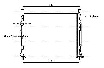 AVA QUALITY COOLING Radiateur (RTA2470)