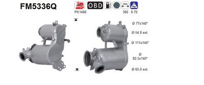 FILTRU FUNINGINE/PARTICULE SIST.DE ESAPAMENT