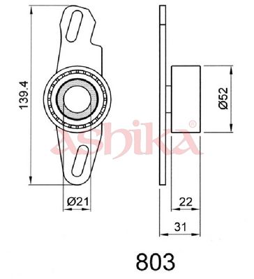 MECANISM TENSIONARE CUREA DISTRIBUTIE ASHIKA 4508803 1