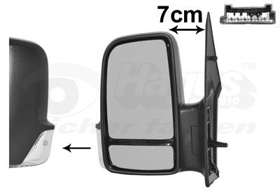 Наружное зеркало VAN WEZEL 5862801 для VW CRAFTER
