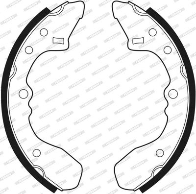 SET SABOTI FRANA FERODO FSB238 1