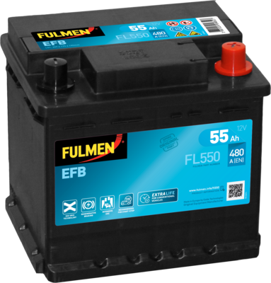 Стартерная аккумуляторная батарея FULMEN FL550 для CITROËN AXEL