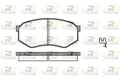 Комплект тормозных колодок, дисковый тормоз ROADHOUSE 2148.34 для MAZDA 929