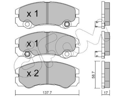 SET PLACUTE FRANA FRANA DISC CIFAM 8223571