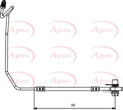 Brake Hose APEC HOS3873