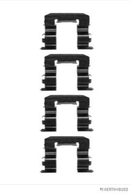 Комплектующие, колодки дискового тормоза HERTH+BUSS JAKOPARTS J3660501 для NISSAN PRAIRIE