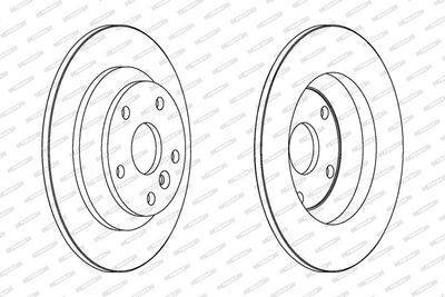 BREMSSCHEIBE FERODO DDF1616C 1