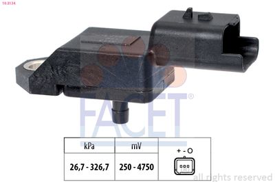FACET Sensor, Ladedruck Made in Italy - OE Equivalent (10.3134)