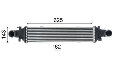 INTERCOOLER COMPRESOR MAHLE CI357000P 11
