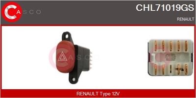 COMUTATOR LUMINI DE AVARIE CASCO CHL71019GS