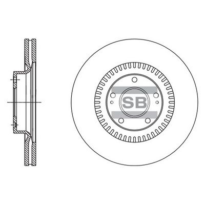 спирачен диск Hi-Q SD1116
