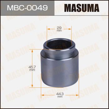 MASUMA MBC-0049 Комплект направляющей суппорта для MITSUBISHI PAJERO III (V7_W, V6_W)