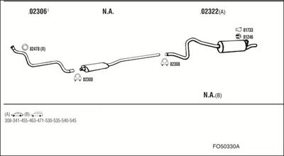 SISTEM DE ESAPAMENT WALKER FO50330A