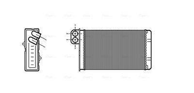 AVA QUALITY COOLING Kachelradiateur, interieurverwarming (PE6015)