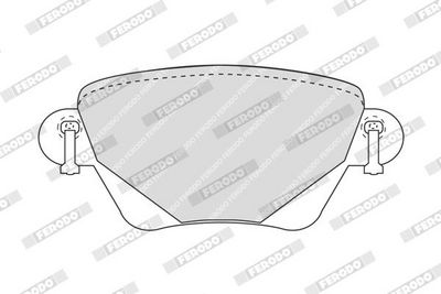 BREMSBELAGSATZ SCHEIBENBREMSE FERODO FDB1416 1