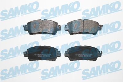 Комплект тормозных колодок, дисковый тормоз SAMKO 5SP1990 для MAZDA 2