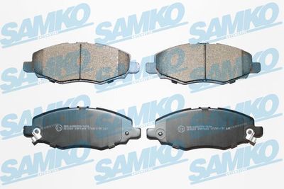 SAMKO 5SP1449 Тормозные колодки и сигнализаторы для TOYOTA HILUX VII Пикап (_N1_, _N2_, _N3_) 2.5 D-4D (KUN15_)