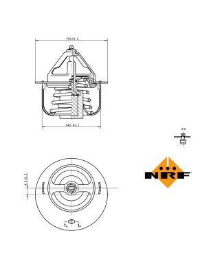 Thermostat, coolant 725057