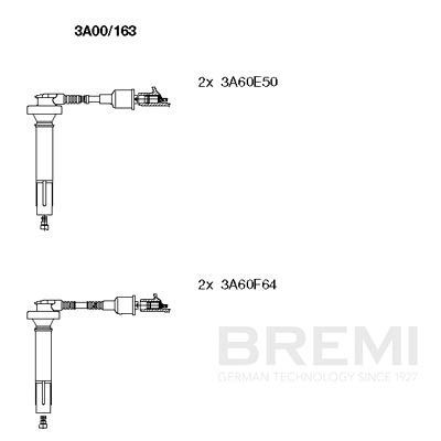 SET CABLAJ APRINDER BREMI 3A00163